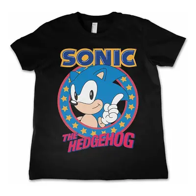 Sonic The Hedgehog tričko, Sonic The Hedgehog Black, dětské