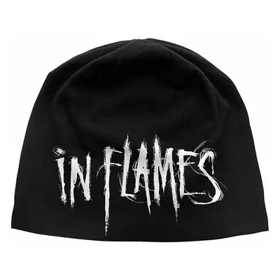 In Flames zimní bavlněný kulich, Logo Black, unisex