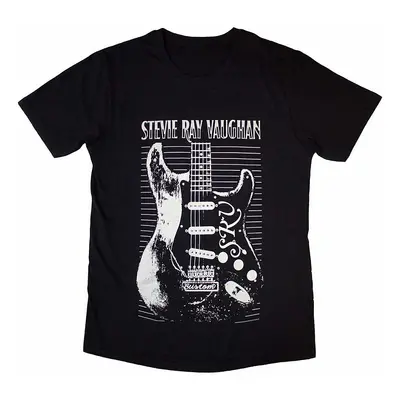 Stevie Ray Vaughan tričko, Guitar Black, pánské