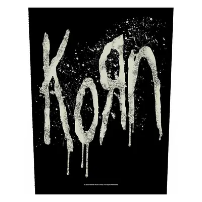 Korn nášivka na záda 30x27x36 cm, Splatter Logo