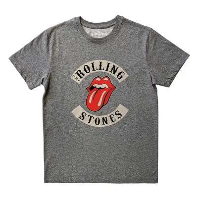 Rolling Stones tričko, Biker Tongue Grey, pánské