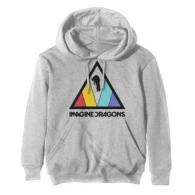 Imagine Dragons mikina, Triangle Logo Grey, pánská