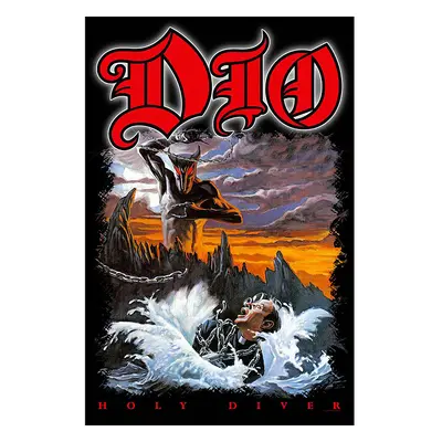 DIO textilní banner 70cm x 106cm, Holy Diver