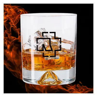 Rammstein whiskey sklenice 290 ml box 2ks, Rammstein Logo, uni