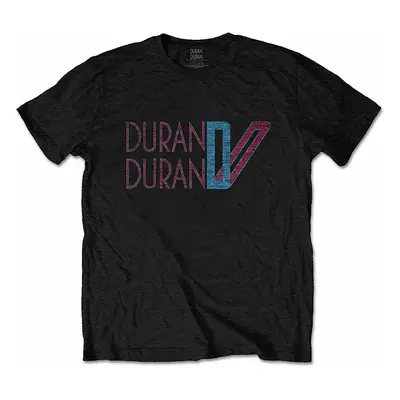 Duran Duran tričko, Double D Logo Black, pánské