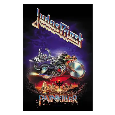 Judas Priest textilní banner PES 70cm x 106cm, Painkiller