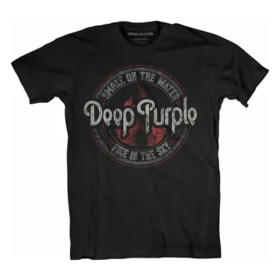 Deep Purple tričko, Smoke Circle Black, pánské