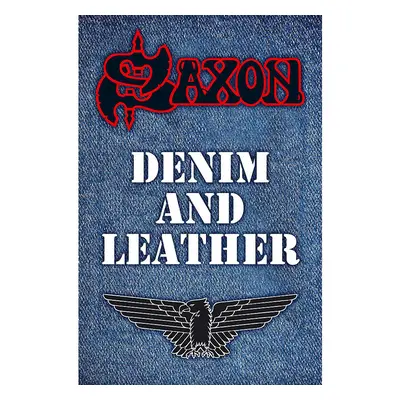 Saxon textilní banner 70 cm x 106 cm, Denim & Leather