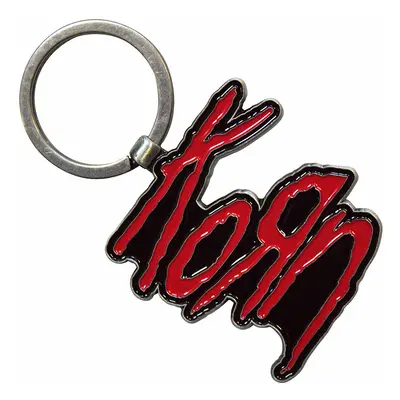 Korn kovová klíčenka 45 mm, Red Logo