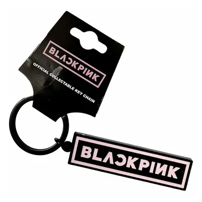 BlackPink kovová klíčenka 60 x 16mm, Logo