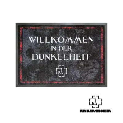 Rammstein velurová rohožka s vinylovou podložkou 500 x 700 x 5 mm