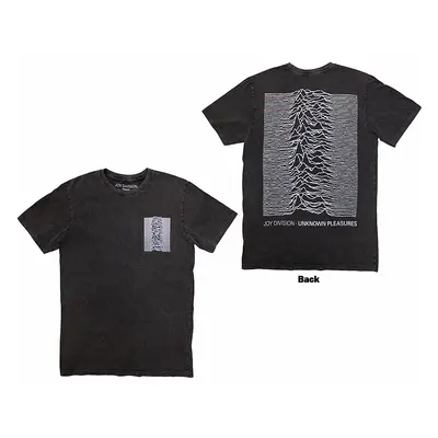 Joy Division tričko, Pulsar Pocket Wave Stone Wash Charcoal Grey, pánské