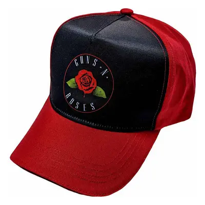 Guns N Roses kšiltovka, Rose Red & Black, unisex