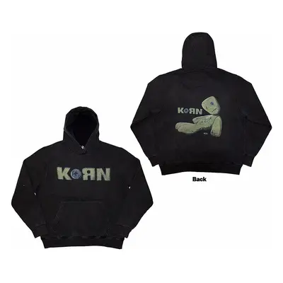 Korn mikina, Doll Issues Wash BP Charcoal Grey, pánská