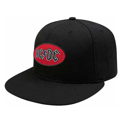 AC/DC kšiltovka snapback, Oval Logo Black, unisex