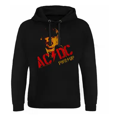 AC/DC mikina, Angus Young PWR-UP Epic Hoodie Black, pánská