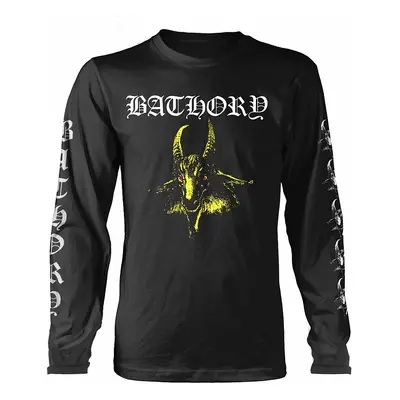 Bathory tričko dlouhý rukáv, Goat (Yellow) BP Black, pánské