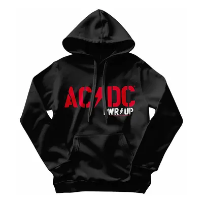 AC/DC mikina, PWR-UP Hoodie Black, pánská