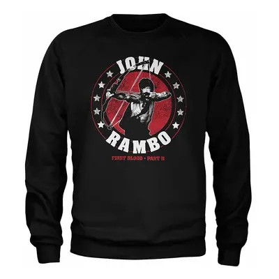 Rambo mikina, John Rambo BOW Sweatshirt Black, pánská