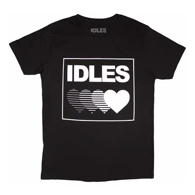 Idles tričko, Gradient Heart Black, pánské