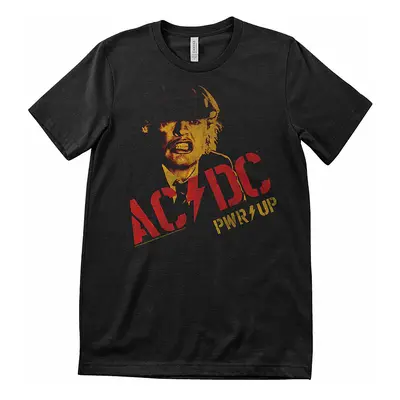 AC/DC tričko, Angus Young PWR-UP Black, pánské