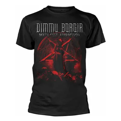 Dimmu Borgir tričko, Death Cult Pentagram (Red) BP Black, pánské