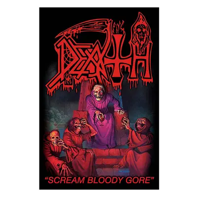 Death textilní banner 68cm x 106cm, Scream Bloody Gore