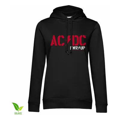 AC/DC mikina, PWR-UP Organic Hoodie Girls Black, dámská