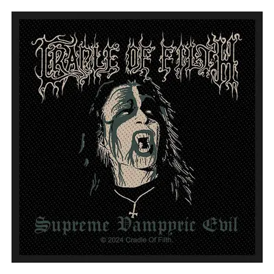 Cradle Of Filth tkaná nášivka PES 100x100 mm, Supreme Vampyric Evil