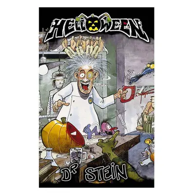 Helloween textilní banner PES 70cm x 106cm, Dr. Stein