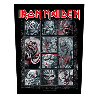 Iron Maiden nášivka na záda CO+PES 30x27x36 cm, 10 Eddies