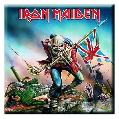 Iron Maiden magnet na lednici 75mm x 75mm, The Trooper