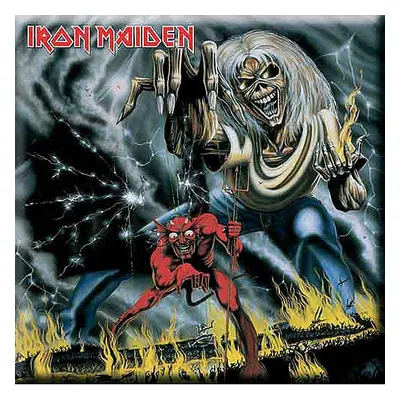 Iron Maiden magnet na lednici 75mm x 75mm, Numbers of the Beast