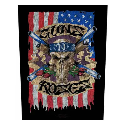 Guns N Roses nášivka na záda CO+PES 30x27x36 cm, Flag