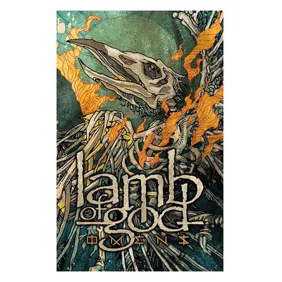 Lamb Of God textilní banner PES 70cm x 106cm, Omens