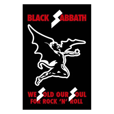 Black Sabbath textilní banner PES 70cm x 106cm, We Sold Our Souls