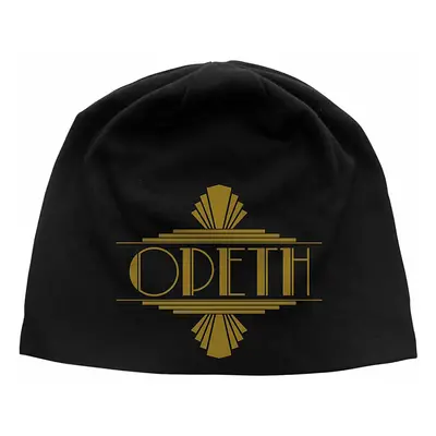 Opeth bavlněný kulich, Art Deco Logo JD Print Black