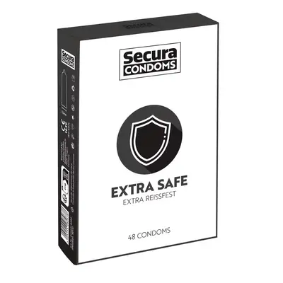 Secura Extra Safe 48 ks zesílené latexové kondomy