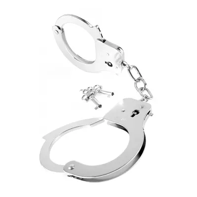 Kovova pouta FF Designer Cuffs Silve