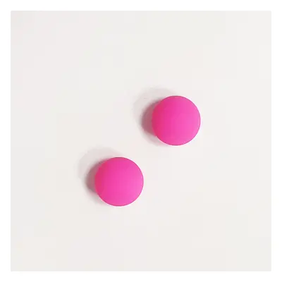 Maia Toys - Kegel Balls Neon silikonové venušiny kuličky Ben Wa | růžová