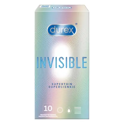 Durex Invisible Superthin kondomy 10 ks