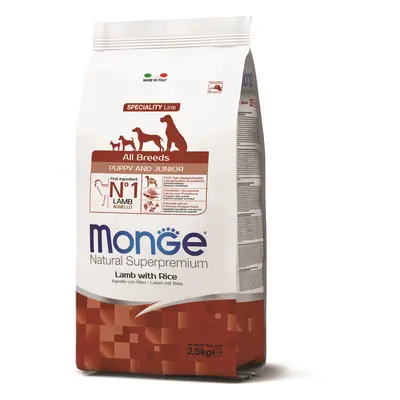 Monge Speciality Line All Breeds Puppy & Junior suché krmivo pro psy - jehněčí, rýže kg