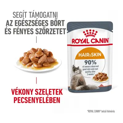 Royal Canin Intense Beauty Care - vlhké krmivo v omáčce pro dospělé kočky pro lepší srst a zdrav