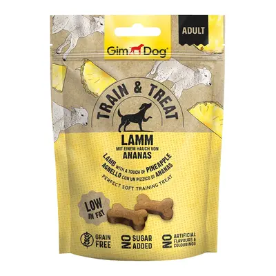 GimDog Train & Treat Lamm & Ananas snack g