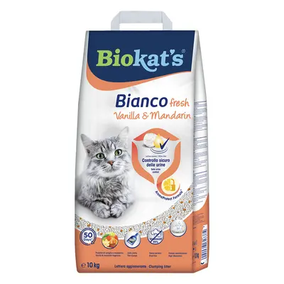 Biokat's Bianco Fresh vanilka & mandarinka stelivo pro kočky kg