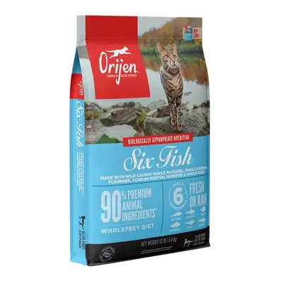 Orijen Six Fish Cat and Kitten - suché krmivo pro kočky 1,8 kg