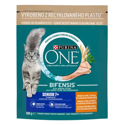 Purina ONE Bifensis Senior granule pro kočky 0,8 kg