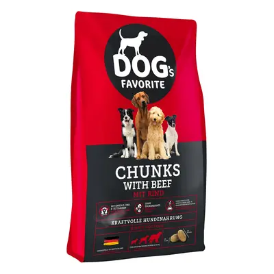 Dog’s Favorite Chunks with Beef kg