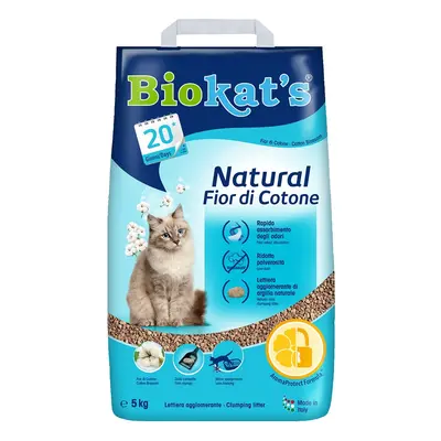 Biokat's Natural Cotton Blossom stelivo pro kočky kg