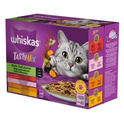 Whiskas Tasty Mix Chef's Choice zmiešaný výber pre dospelé mačky x g